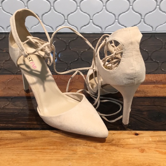 Lace up Stilettos - Picture 2 of 4